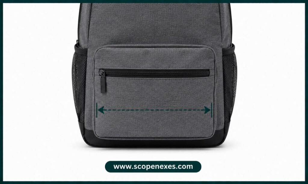Backpack Pocket Width 8 inches