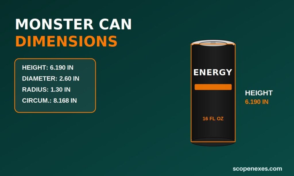 Monster Can Dimensions