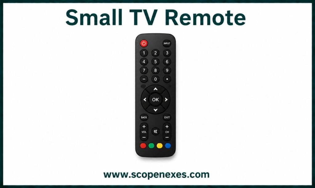Small TV Remote 5 inches long