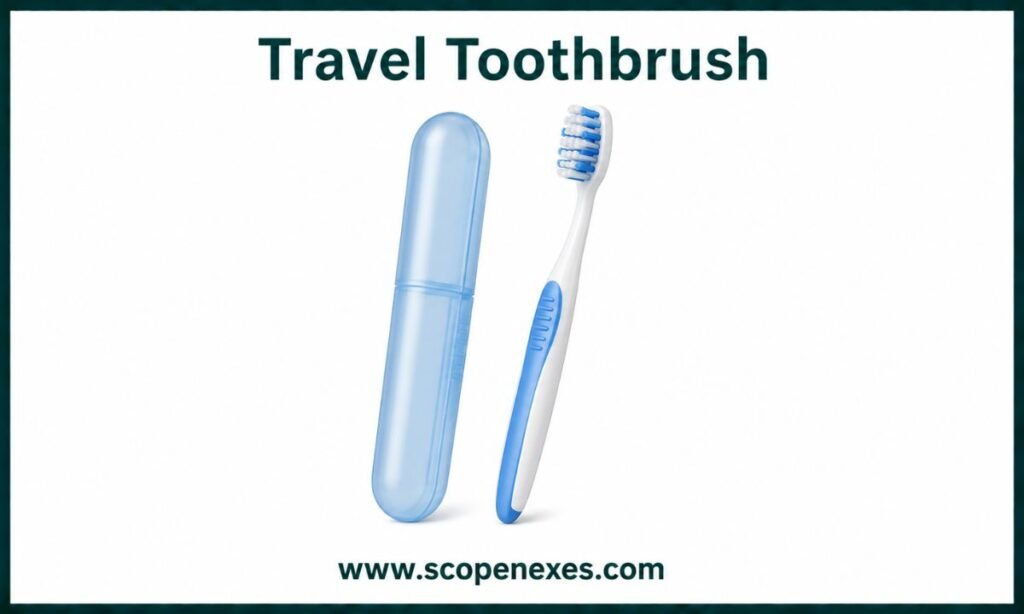 Travel Toothbrush 5 inches long