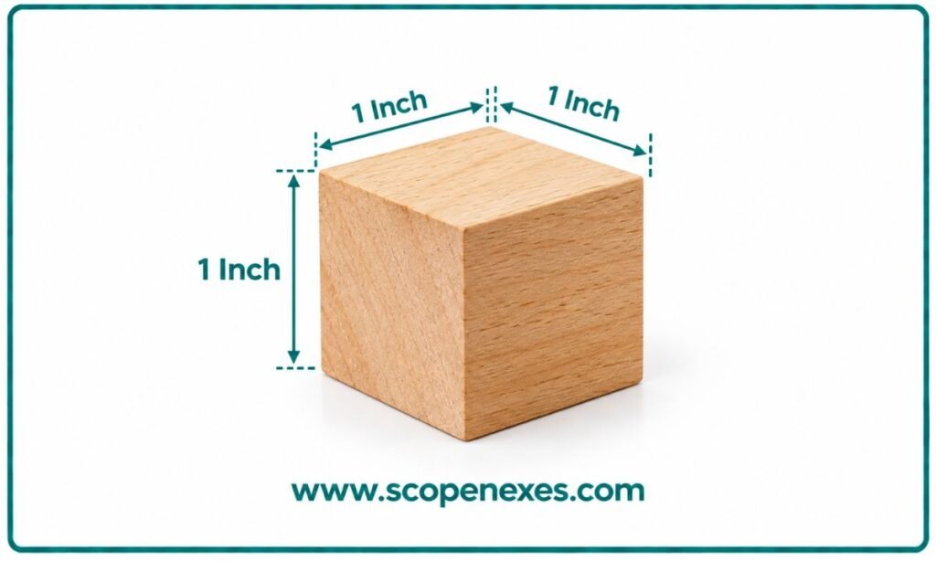1 Inch Wooden Craft Cube
