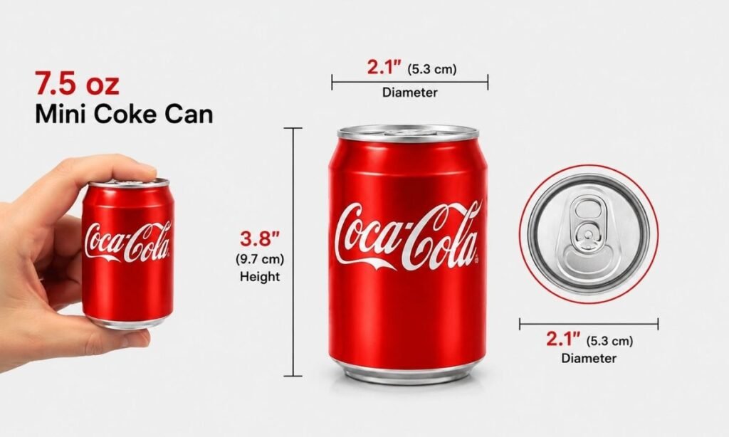 7.5 oz Mini Coke Can