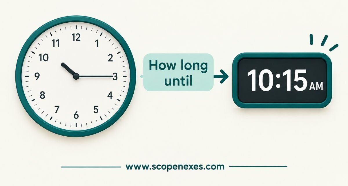 How Long Until 10:15 AM