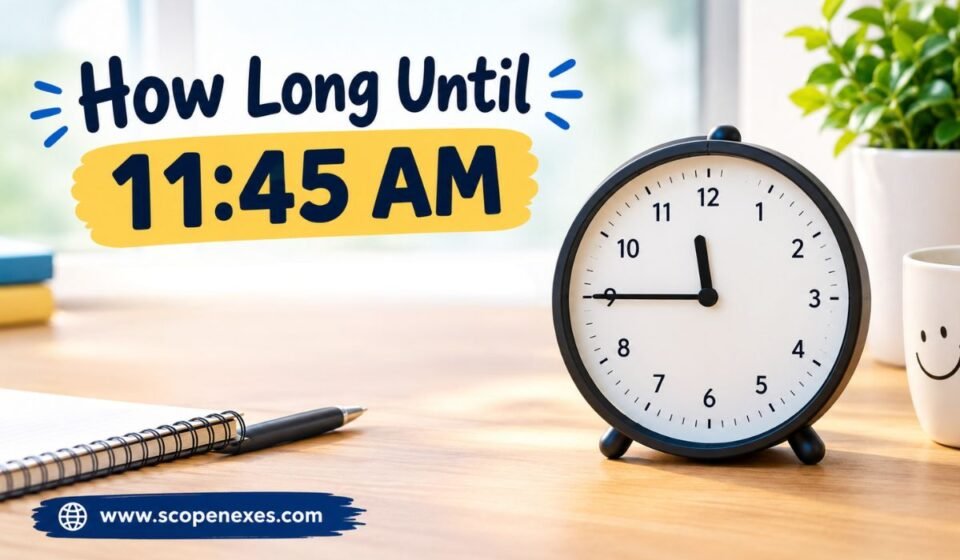 How Long Until 11:45 AM