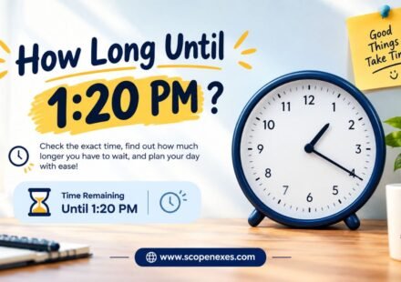 How Long Until 1:20 PM