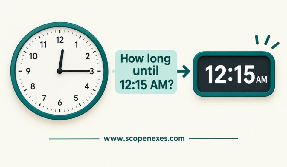 How Long Until 12:15 AM