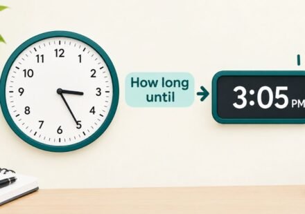 How Long Until 3:05 PM
