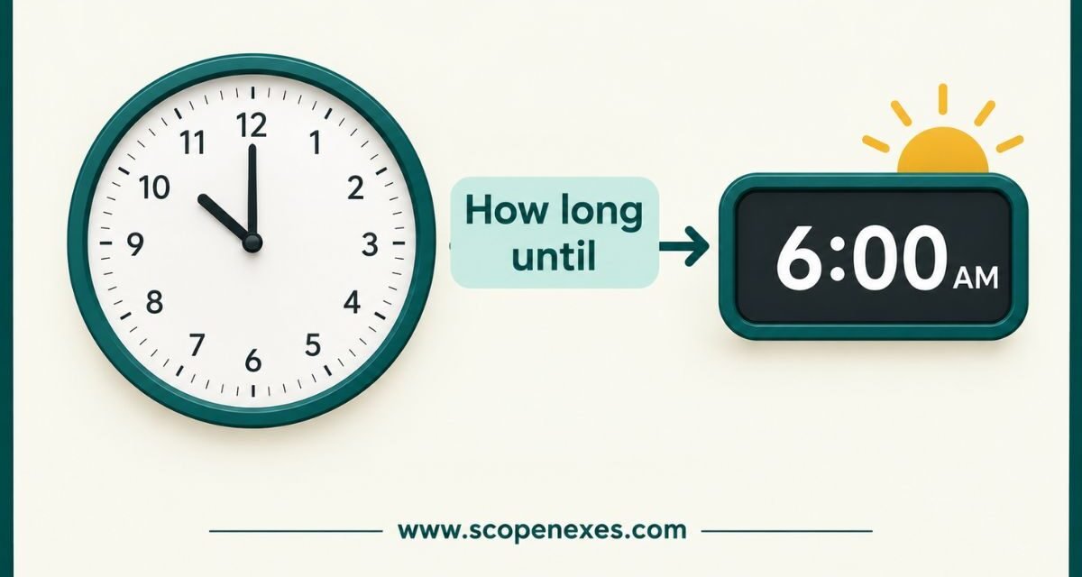 How Long Until 6 AM