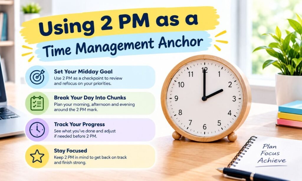 Using 2 PM as a Time Management Anchor