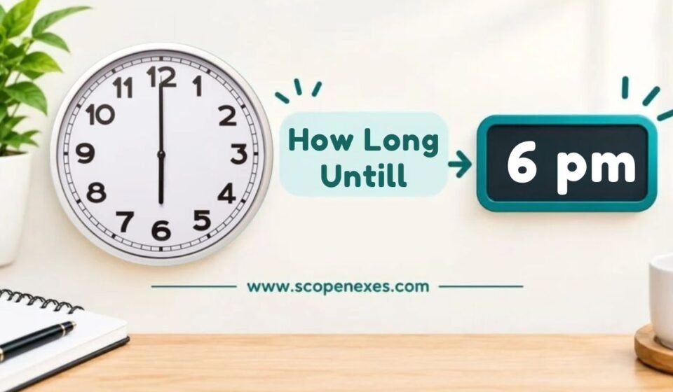 how long until 6pm