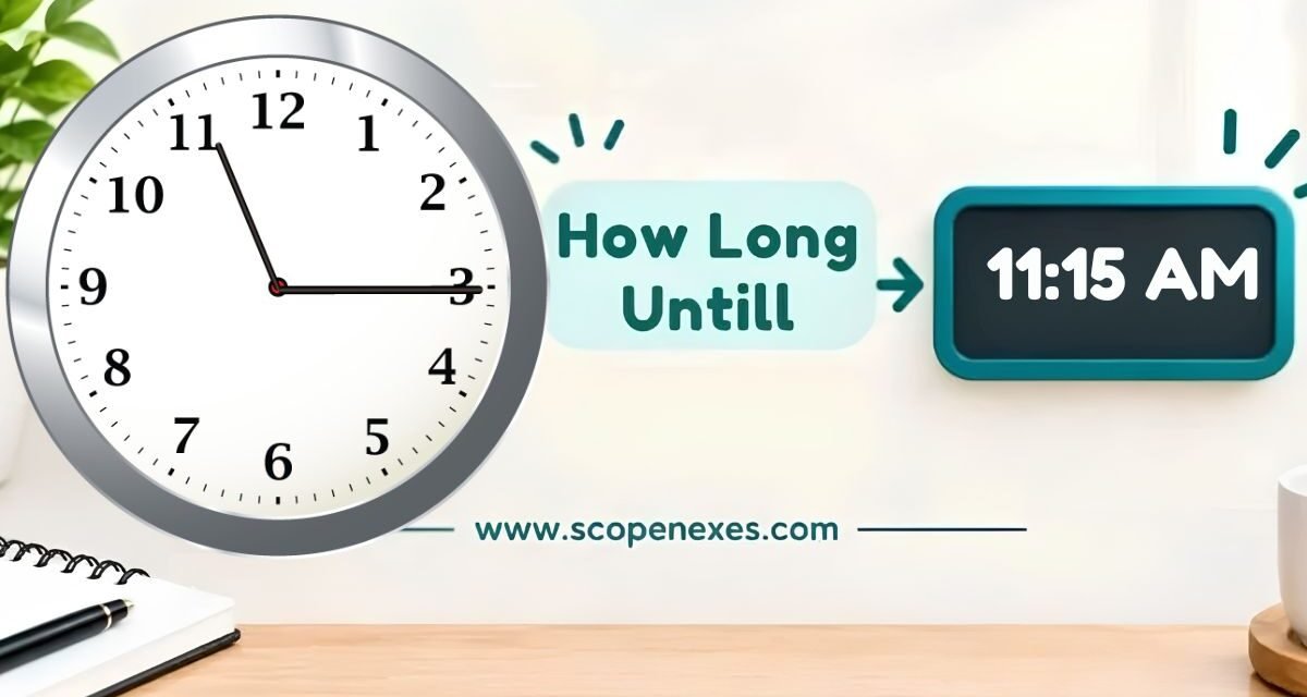 How Long Until 11:15 AM
