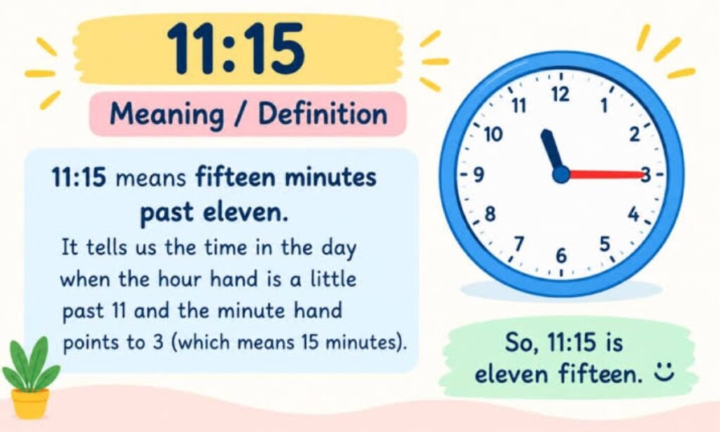 How Long Until 11:15 AM Right Now?